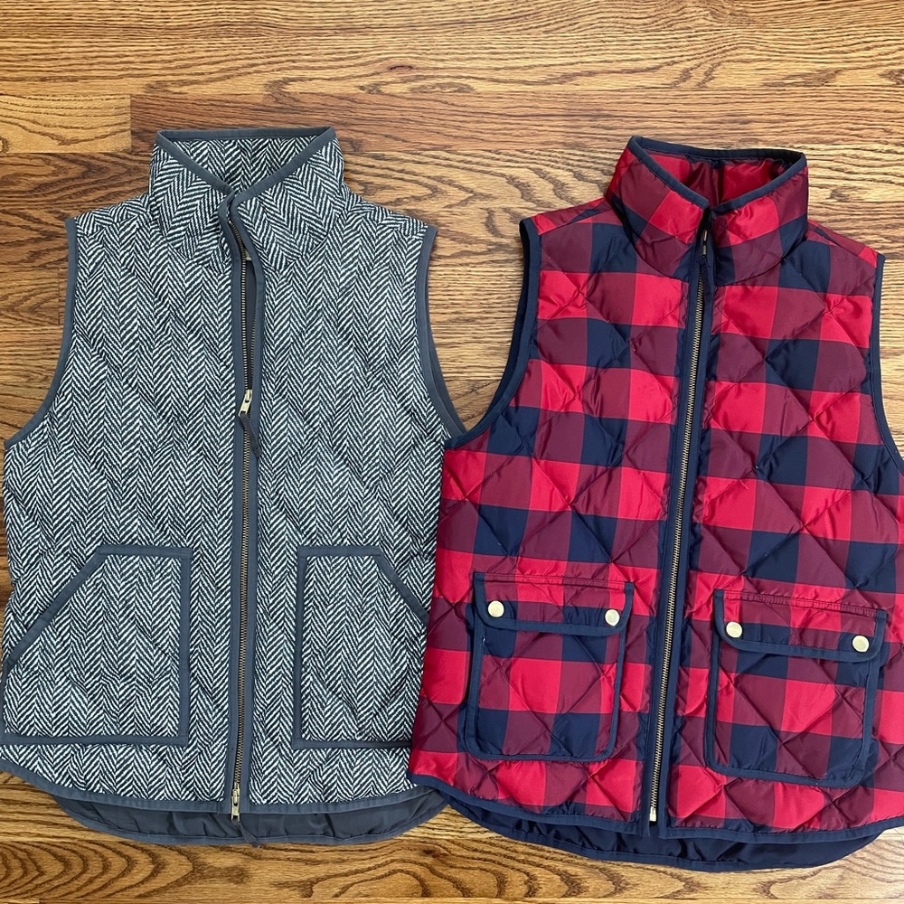 Two jcrew vests